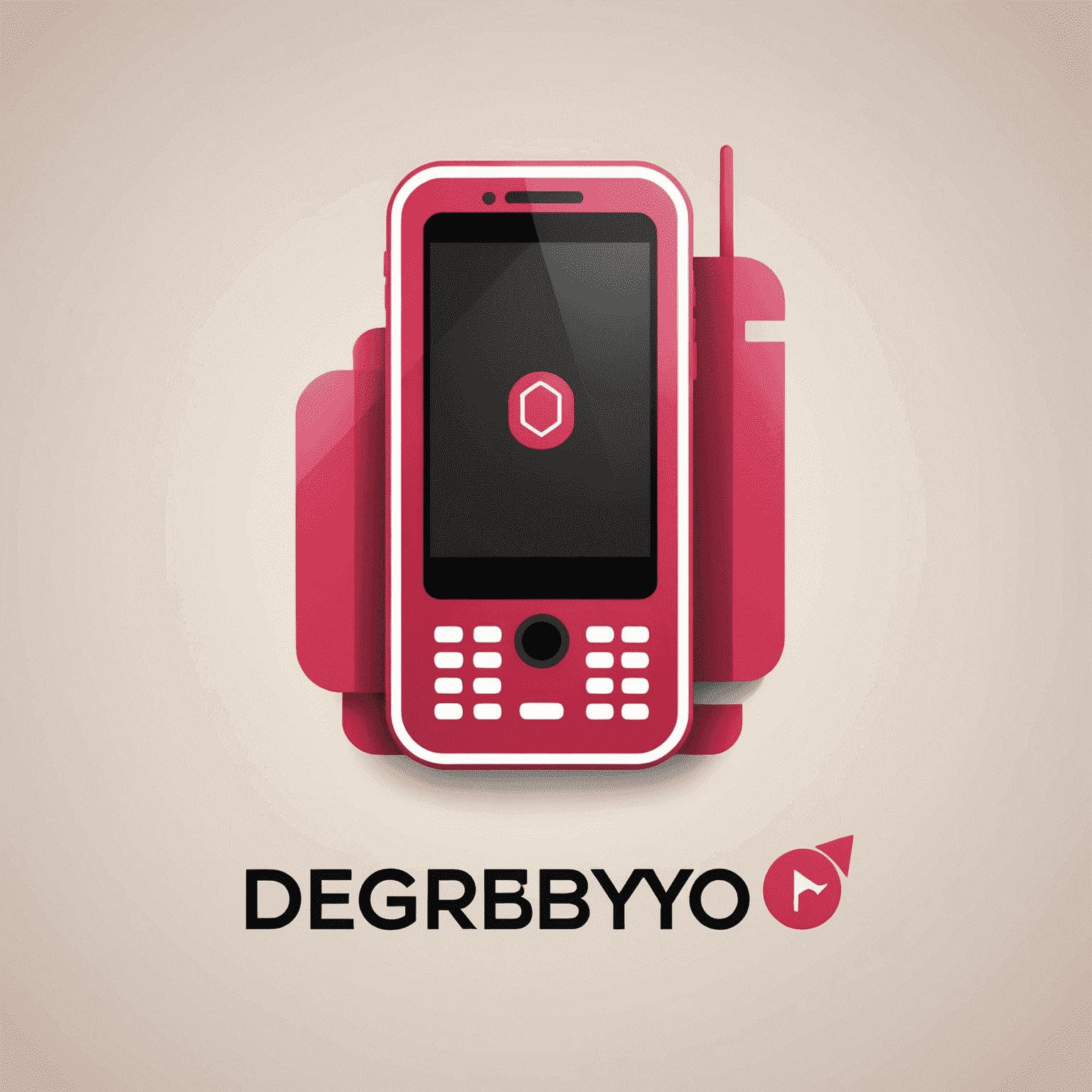 Degrebykilo.com logo featuring a stylized mobile phone with red and pink accents