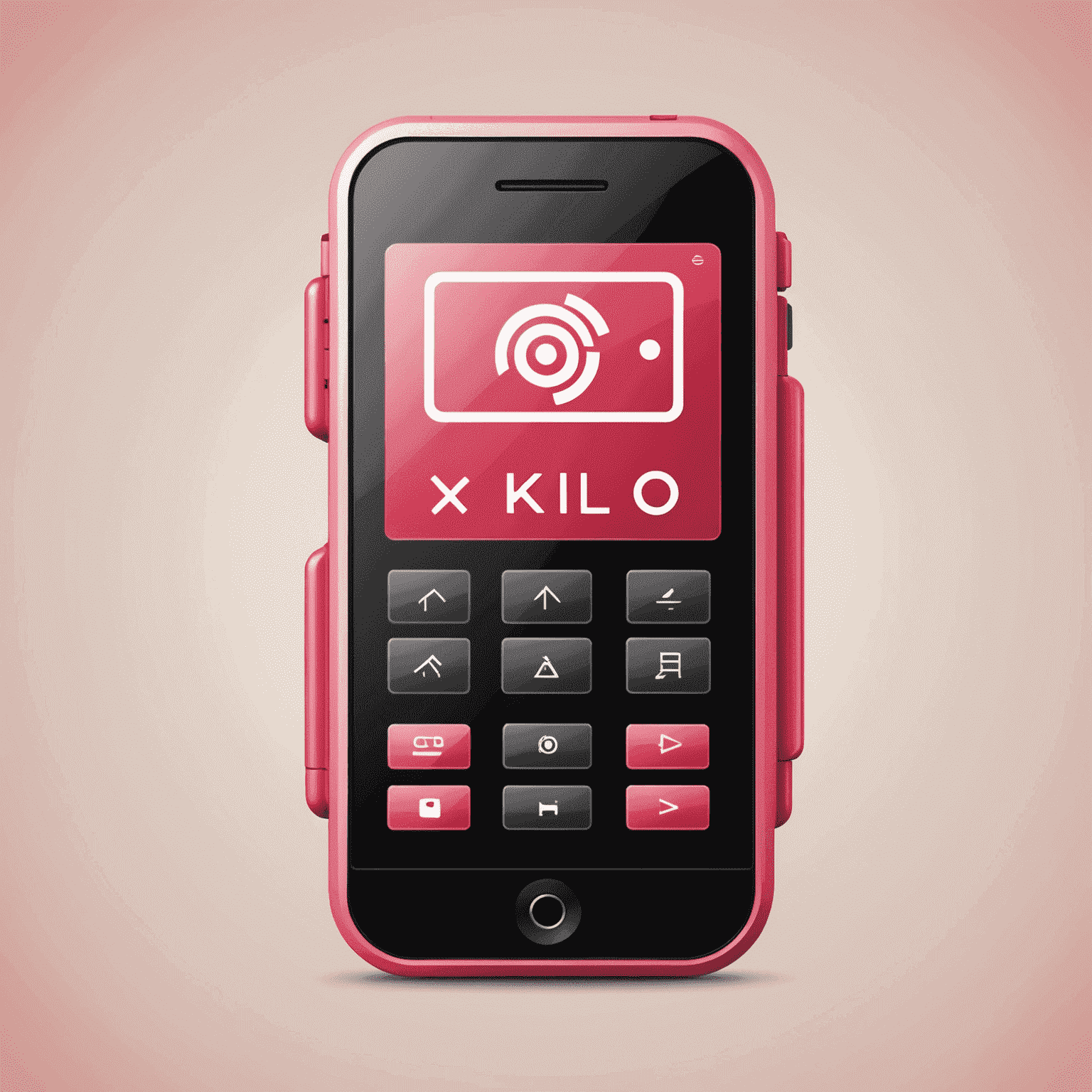 Degrebykilo.com logo featuring a stylized mobile phone with red and pink accents