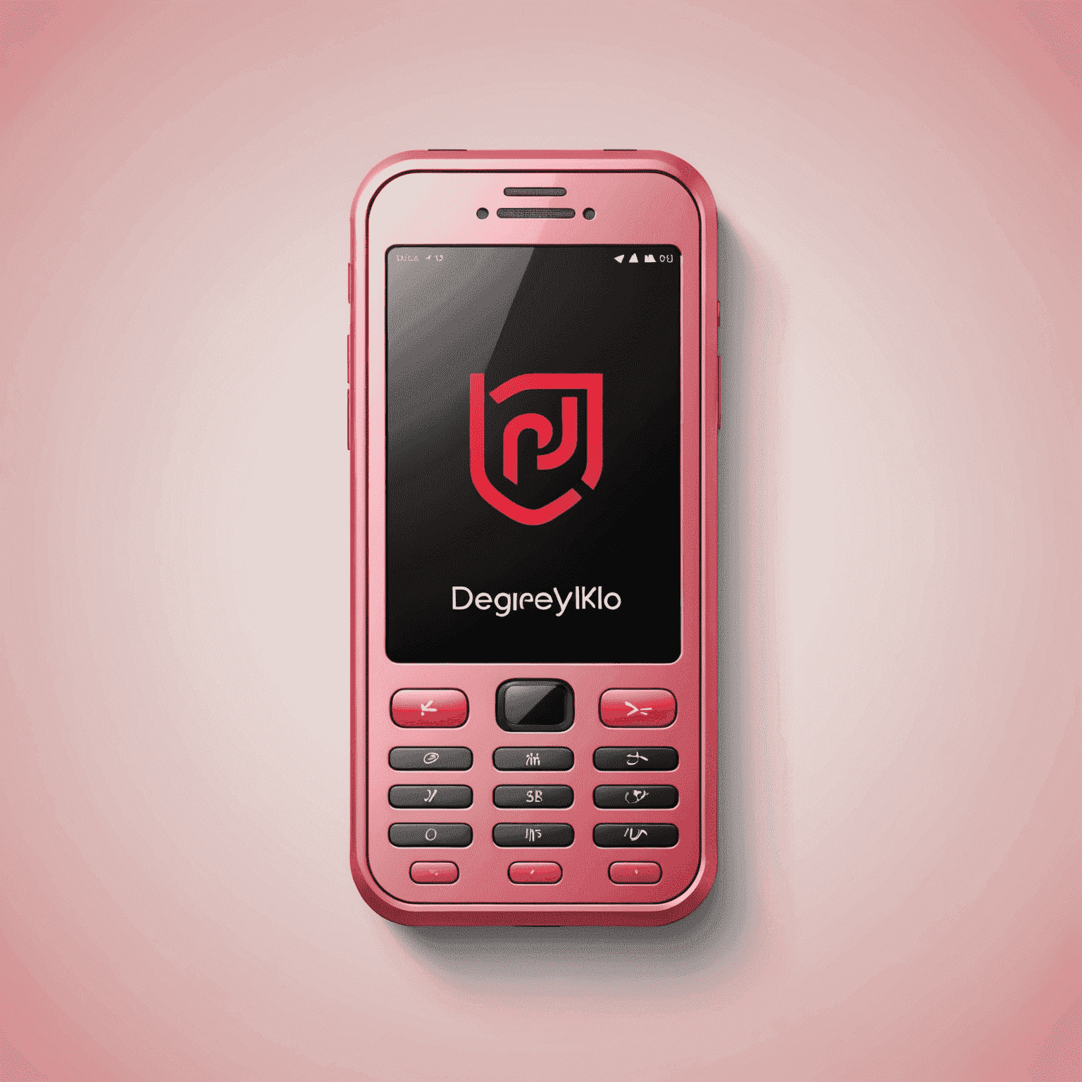 Degrebykilo.com logo featuring a stylized mobile phone with red and pink accents