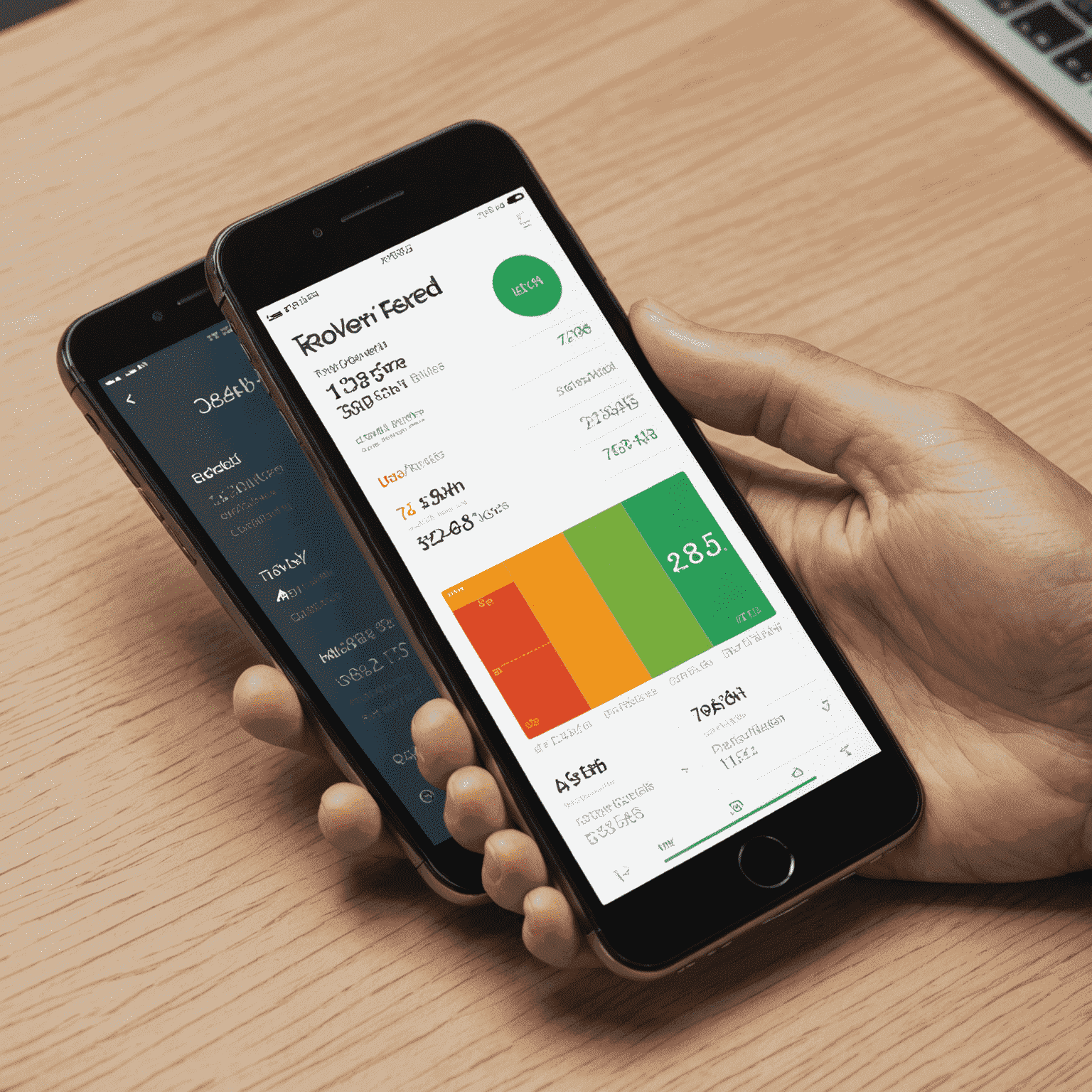 Two Degrees mobile app interface showing rollover data accumulation